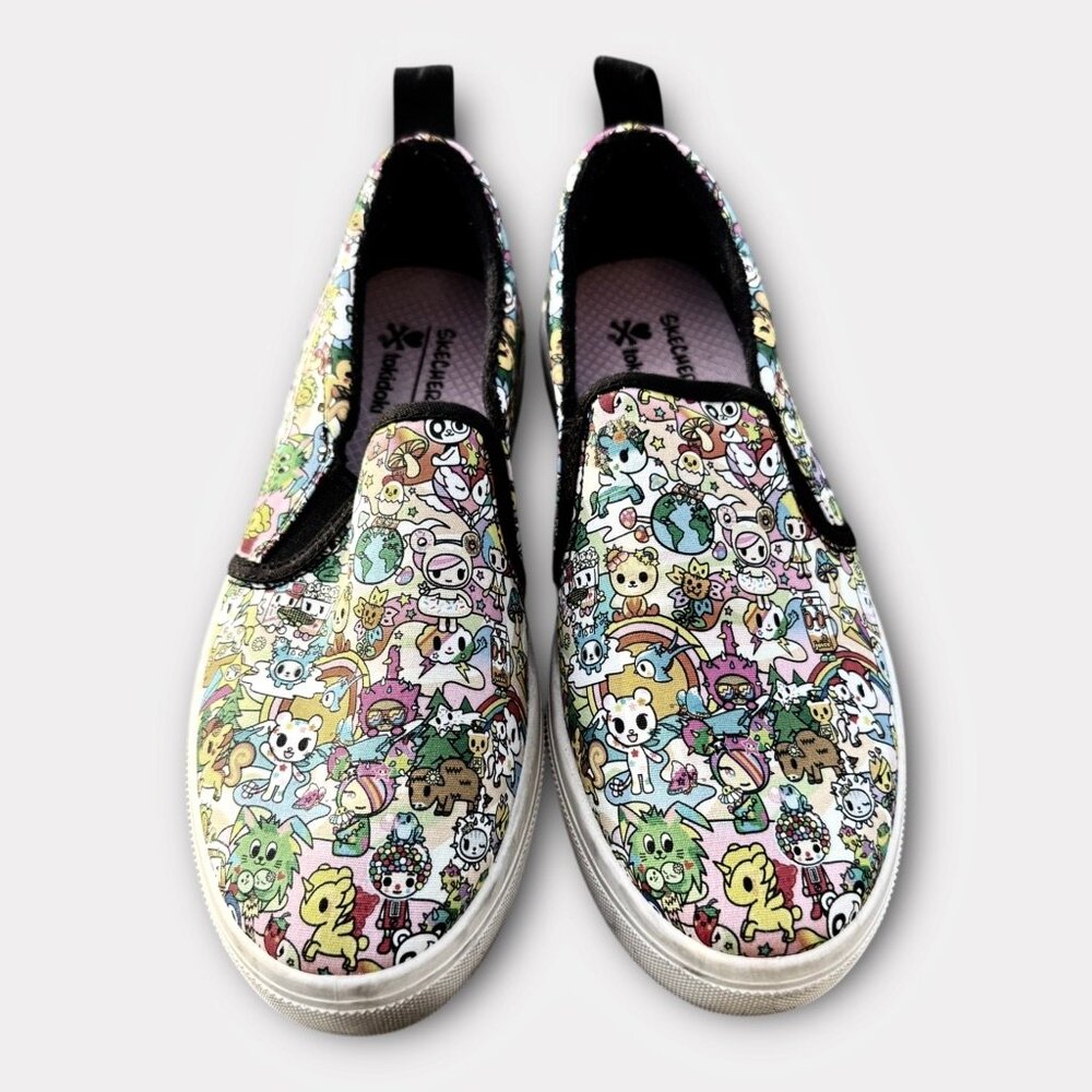 Skechers X Tokidoki: Poppy - Groovy Day Slip-On Shoes Limited Edition Sz 6.5